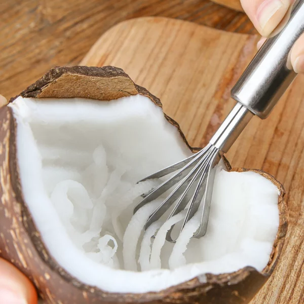Coconut Planer Slicer Stainless Steel Coconut Shredded Scraper