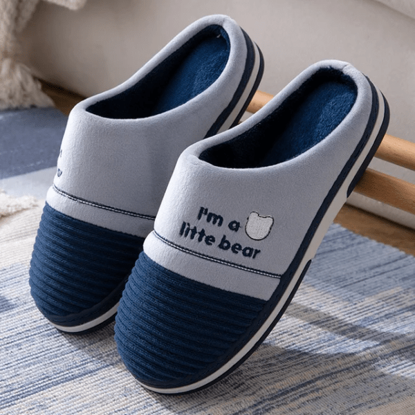 Little Bear Winter Cotton Slippers