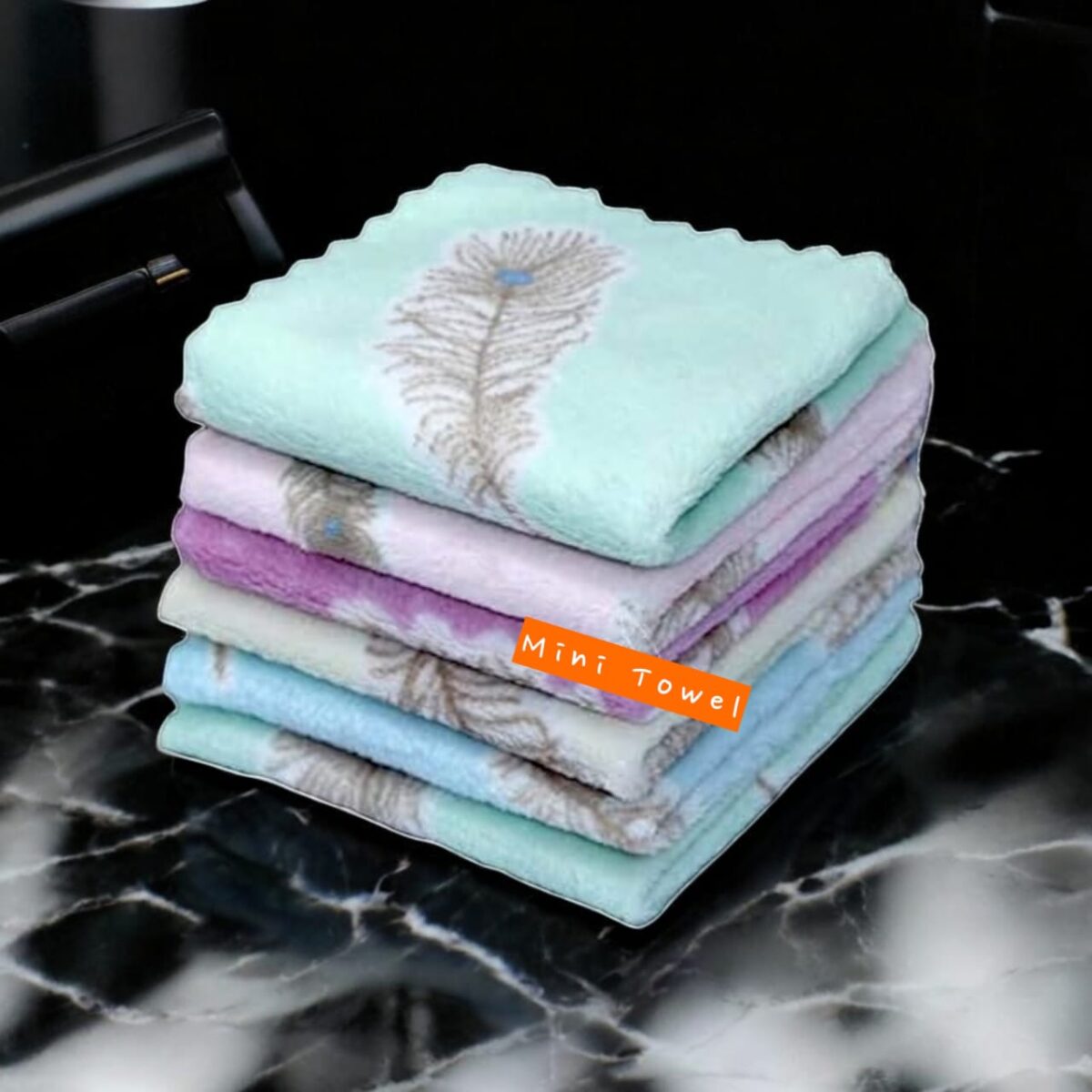 3pcs Set Mini Kitchen Hand Towel Kashful Printed - Image 1