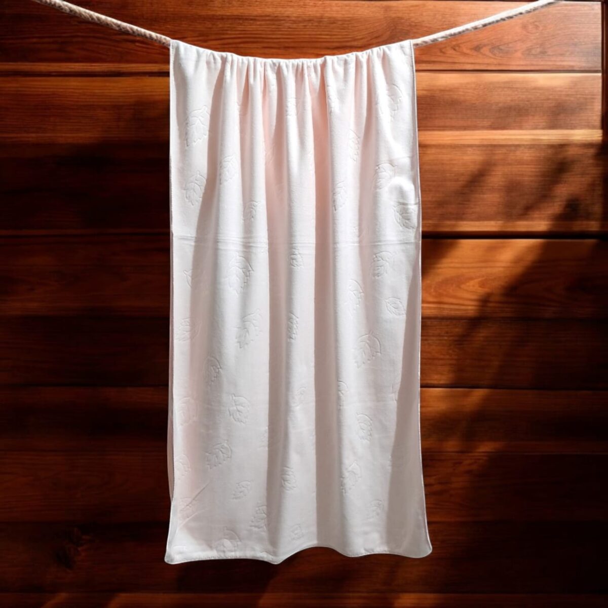 Leaf Embossed Absorbent Bathing Towel - Image 7