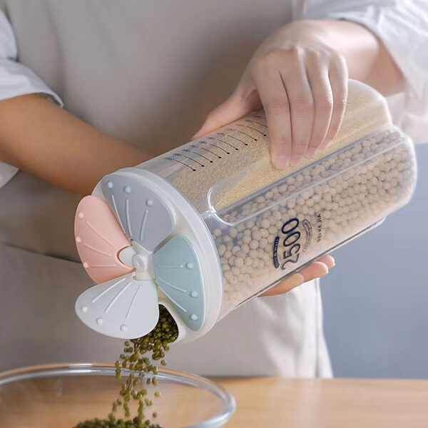 Multi Section Dry Food Dispenser